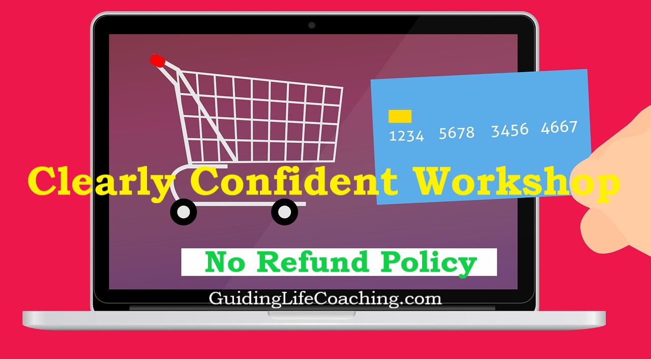 No Refund Shopping Cart Clearly Confident Workshop